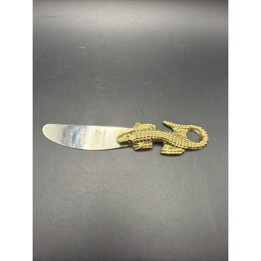 Stainless Steel /Brass Spreader Alligator Design Handle Made In India